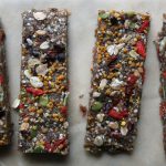 Superfood Energy Bars // Goji Berries, Cacao Nibs, Bee Pollen, Honey, Sesame Seeds, Pumpkin Seeds, Chia Seeds, Dates, Hazelnuts, Walnuts, Pecans, Sunflower Seeds